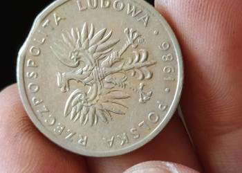 Sprzedam 20 zloty 1986 rok odkroj blachy
