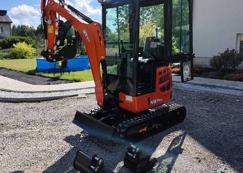 Minikoparka N18 pro 1.8t, Nowa,  kabina, klimatyzacja, silnik Kubota, osprz