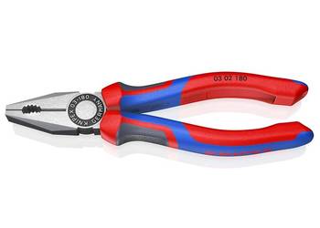 KNIPEX  szczypce uniwersalne fosforanowane 180 mm nowy komplet