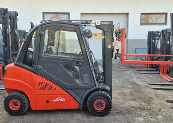 Wózek Widłowy Linde H25T - Duplex, wolny skok - Pozycjoner 170 cm