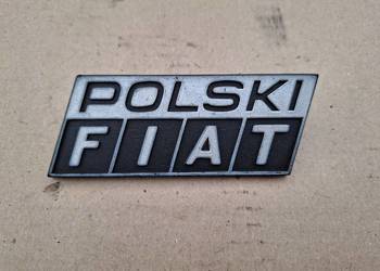 Emblemat znaczek logo przód przednie Fiat 126p Maluch