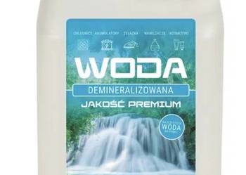 Woda demineralizowana 5L najczystsza najtaniej