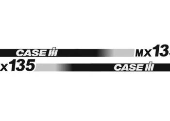 Naklejki oklejenie naklejka - CASE MX135 Zamiennik