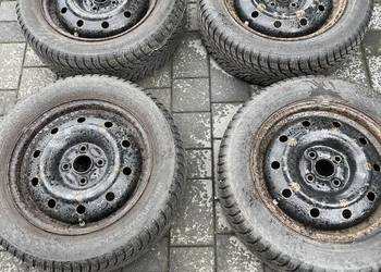 Felgi stalowe Suzuki swift wraz z czujnikami ciśnienia i oponami zimowymi