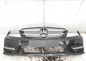 Mercedes-Benz C W204 Zderzak Przód Przedni LED PDC Spryski 197