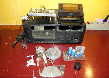 Unitra deck magnetofon części M8041 silnik trafo maskownica obudowa