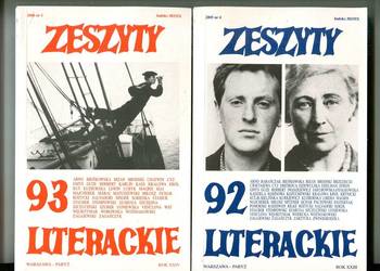 Zeszyty Literackie 92 Rok XXIII + 93 Rok XXIV
