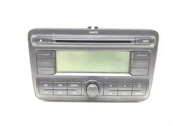 RADIO SKODA ROOMSTER 5J0035161 06-15 ODTWARZACZ MULTIMEDIA, STEREO