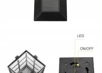 MAŁY znicz solarny LAMPION LAMPA NA GRÓB Święto Wszystkich Świętych