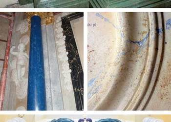 Stiuki inne niż weneckie.Marmurowe, granitowe itp.Autorska technika.