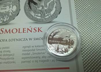 moneta Upamiętnienie katastrofy lotniczej w Smoleńsku