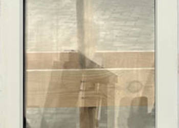 OKNA KacprzaK Witryna 45X133 FIX Używany PCV Plastikowy