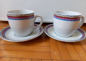 Zestaw fliżanek ze spodeczkami Elite Cafe
