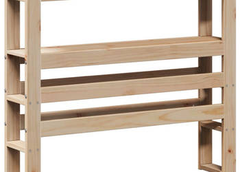Wezgłowie do łóżka z półkami 90 cm lite drewno sosnowe WM-850896