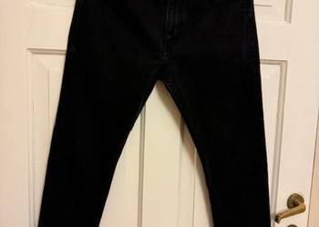 Spodnie męskie jeansy 31/31H&M skinny fit 170/780 czarne