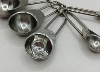 Metalowe marki łyżeczki zestaw 5 sztuk