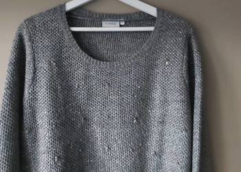 Elegancki sweter Canda zdobiony rozmiar M/L Elegancki sweter Canda zdobiony rozmiar M/L