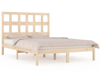 Rama łóżka bez materaca lite drewno sosnowe 200x200 cm WM-3104498