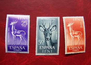 Ifni 1964 MNH Mi. 232/34 FaunaZwierzęta  a