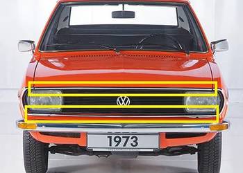 VW Passat B1 & AUDI 80 B1 listwy ozdobne chrom