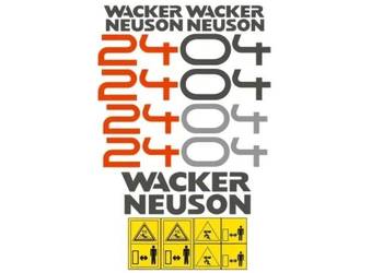 Naklejki oklejenie WACKER NEUSON 2404 Zamiennik