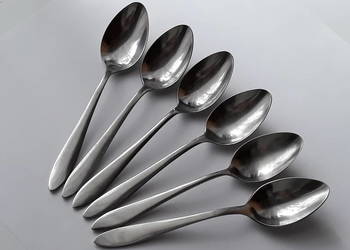 Łyżeczki do herbaty, wz. KROPLA WODY, Gerlach, sztućce PRL