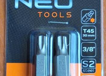 Bity Torx TX 45 wkrętakowe uniwersalne 2 szt. końcówki komplet
