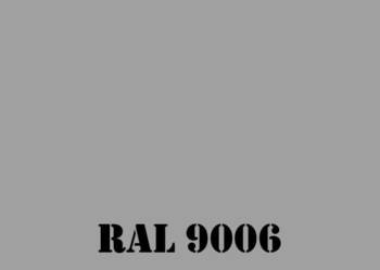 Blacha płaska RAL9006 LAKIEROWANA 0,5mm 1,25x2m 21 arkuszy