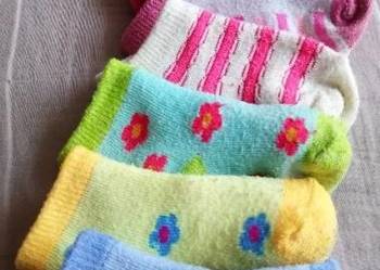 Zestaw skarpet stopek dziewczęcych