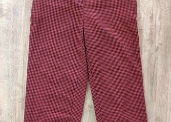 Spodnie w czarną kratkę Next