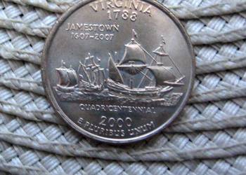 USA 25 Cent 2000r - D - Stany USA - Virginia