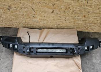Zderzak przód Jeep Wrangler JK stalowy 4 mm, lampy Led nowe