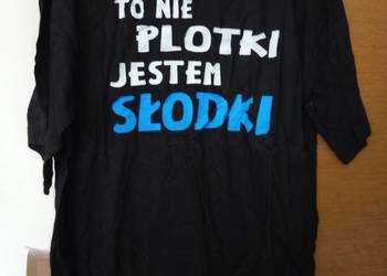 koszulka, t-shirt z napisem, xxl