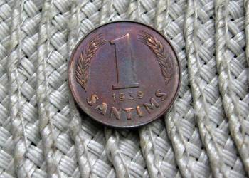 Łotwa 1 Santim 1939r