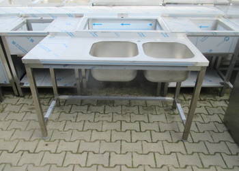 Zlew Gastronomiczny 2 Komorowy 140/60/85