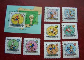 Mongolia 1982 MNH Mi. 1467/74 Sport Piłka nożna Espana 82