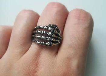 Pierścionek stal 316l - kości Pierścionek stal 316l - kości