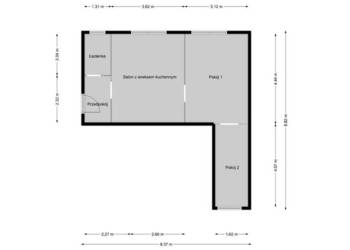 Mieszkanie 42 m² w Śródmieściu, 3 pokoje | niski czynsz | Bytom Chełmoński…