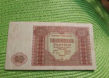 banknot polski 10 złotych z 1946r