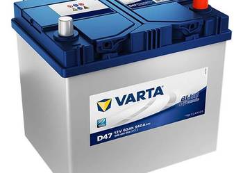 Akumulator VARTA Blue Dynamic D47 60Ah 540A EN P+ Japan