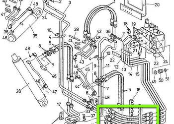 Przewód HSW Dressta 865010911 865010911C1  Ł34 Ł534