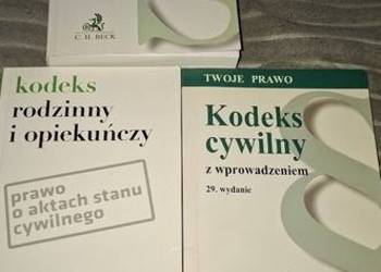 Książki  Kodeks postępowania cywilnego, Kodeks  cywilny, Kodeks  rodzinny i