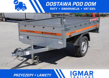 Przyczepka samochodowa TEMARED SMART burty 35 cm DMC 750 kg 201x125cm
