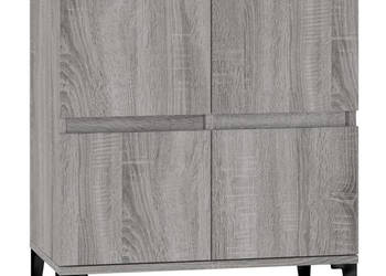 Komoda szary dąb sonoma 60x35x70 cm materiał drewnopochodny WM-821170