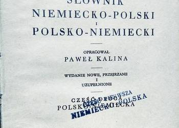 Słownik niemiecki polski Kalina