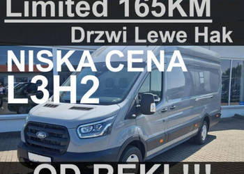 Ford Transit Limited 165KM L3H2 Drzwi Lewe Hak Super Cena od ręki ! 1808 zł