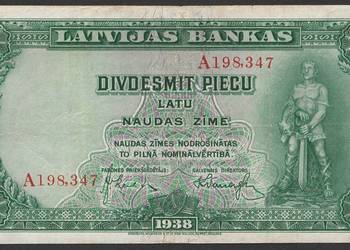 ŁOTWA 25 LATU 1938 - POMNIK RYCERZA