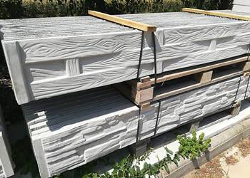 Podmurówka betonowa 2,5m, obrzeże wzór łupek