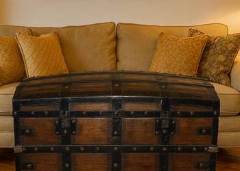 Stary Kufer Skrzynia antyk z 1850 roku