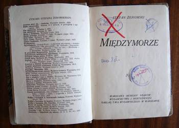 Stefan Żeromski - Międzymorze - 1924